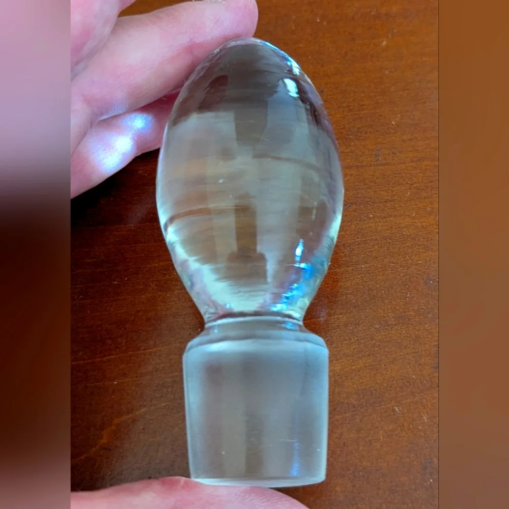 Williams Sonoma Decanter Glass Liquor Bottle